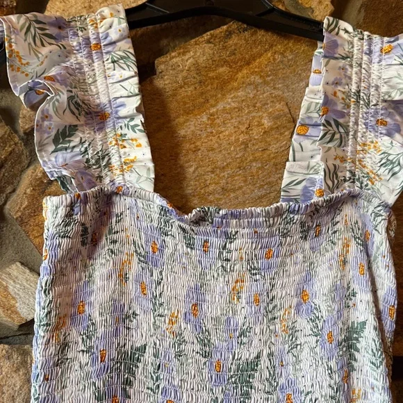 MELLODAY Floral Smocked Dress - Picture 3 of 5